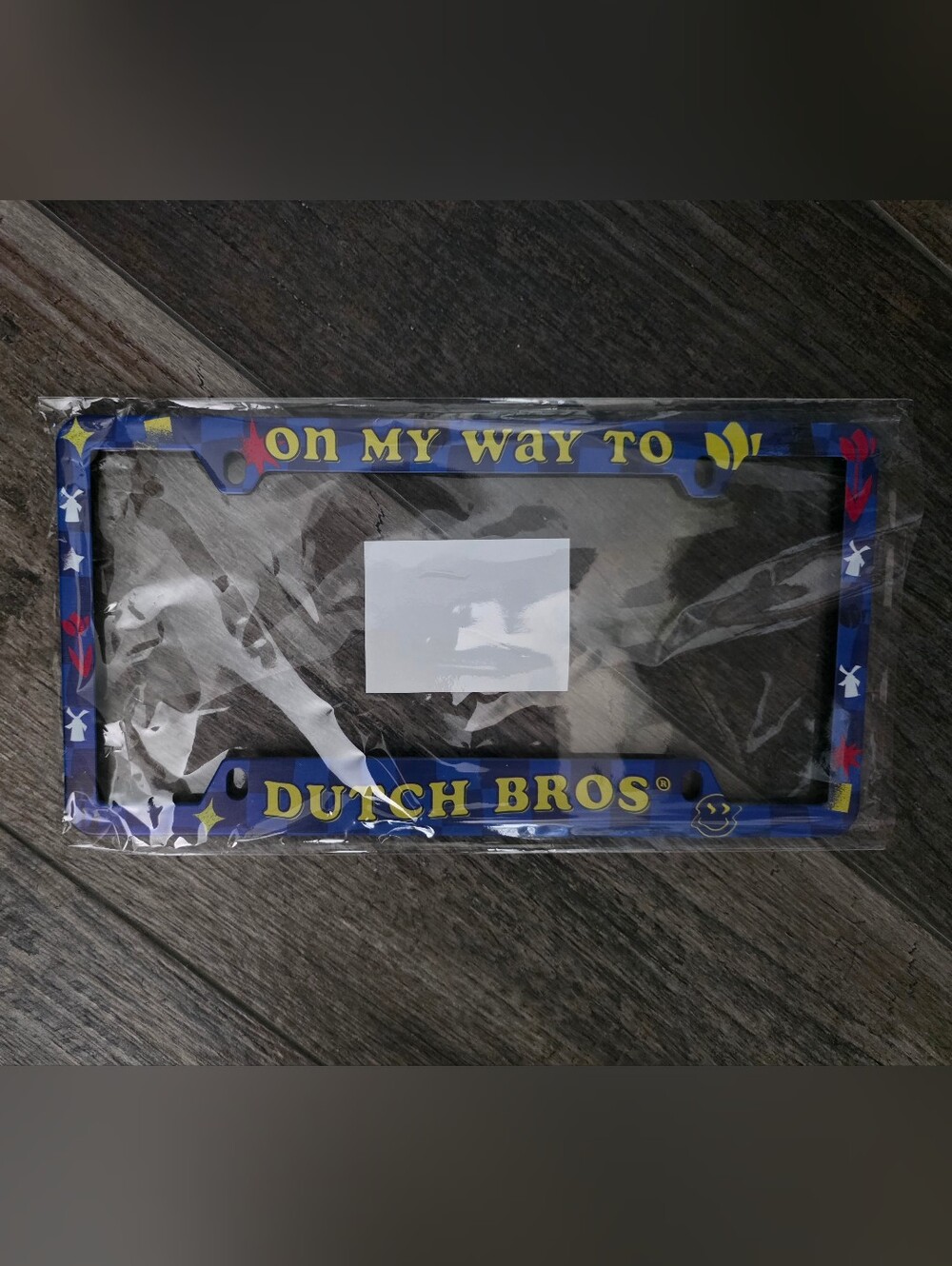 Dutch Bros Route 92 license plate frame
